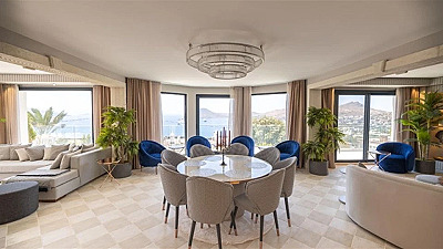 Yalıkavak'ta Denize Yürüme Mesafesinde Spa ve Kapalı Havuzlu 740 m² Malikane