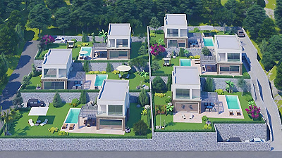 Kisebükü'nde Çam Ormanı İçinde Özel Havuzlu 3+1 Müstakil Villa